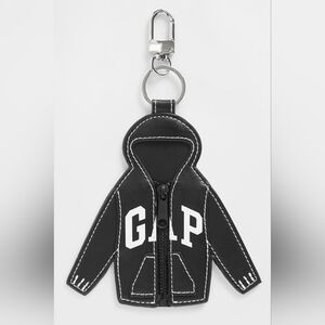 GAP Logo Hoodie Keychain Charm In Black. New